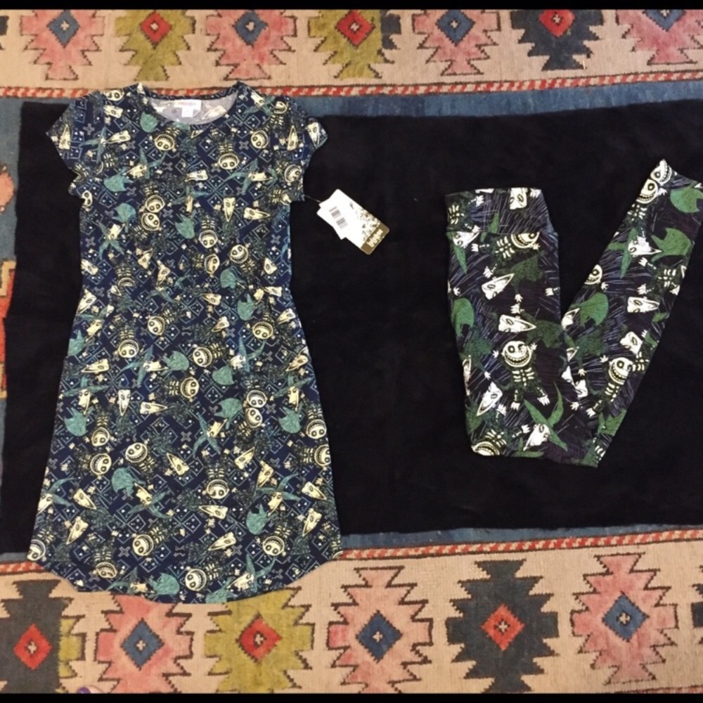 New LulaRoe Nightmare (OS Leggings & Kids Mae 10)